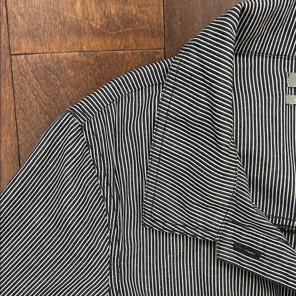 Urban Outfitters Carmen Black and White Conductor Striped Romper, Size Large - Picture 7 of 16